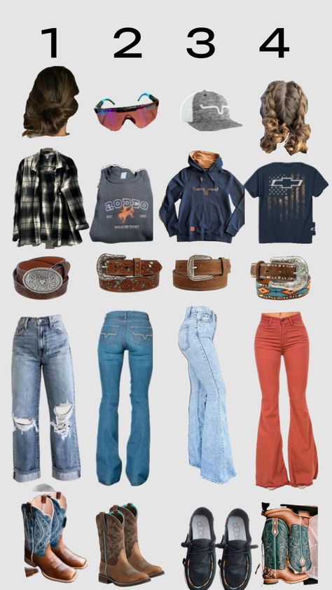 Pick your outfit Pick Your Outfit Country, First Day Of School Outfit Western, Country First Day Of School Outfits, Country Girl Church Outfits, First Day Of School Outfit Country, Western Fit Ideas, School Country Outfits, Cheyenne Frontier Days Outfit, Back To School Outfits Country