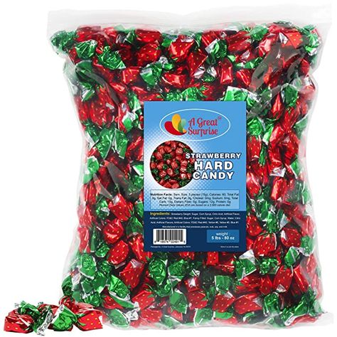 Candied Strawberries Recipe, Strawberry Bon Bons, Strawberry Mentos, Strawberry Hard Candy, Candy Strawberry, Sparkly Tights, Giant Strawberry, Hawaiian Shaved Ice, Halloween Candy Bowl