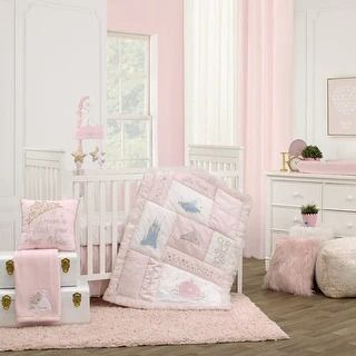 Bed Bath & Beyond | The Best Deals Online: Furniture, Bedding, Rugs, Kitchen Essentials & More Disney Castle Nursery Theme, Sleeping Beauty Nursery, Princess Nursery Theme, Cinderella Nursery, Disney Baby Nurseries, Disney Princess Nursery, Disney Themed Nursery, Girls Princess Room, Baby Cinderella