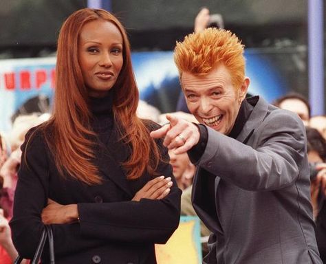 Iman Bowie, Supermodel Iman, Iman And David Bowie, Mr And Mrs Jones, David Bowie Pictures, Mick Ronson, Bowie Starman, Space Oddity, Hollywood Walk Of Fame