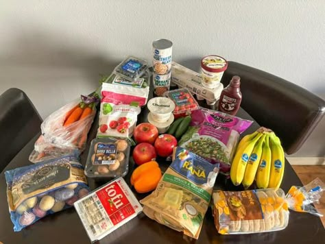 I tried the viral 6-to-1 grocery-shopping method. I saved money and wasted less food. How To Grocery Shop Every 2 Weeks, 5 4 3 2 1 Grocery, Bulk Grocery Shopping, How To Grocery Shop Once A Month, 6 To 1 Grocery Shopping, 6 To 1 Grocery Method, 54321 Grocery Shopping, How To Grocery Shop, Grocery Shopping Aesthetic