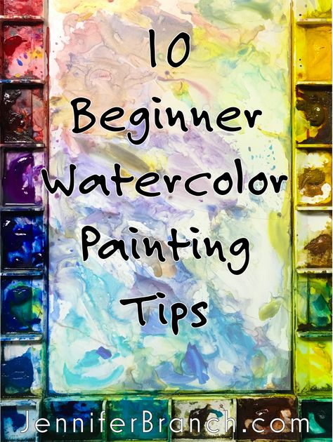 Watercolor Painting Lessons Beginner Watercolor Painting, Watercolor Painting Tips, Portraits Watercolor, Beginners Watercolor, Beginner Watercolor, Ideas Watercolor, Trees Watercolor, Painting Indian, Painting Lesson