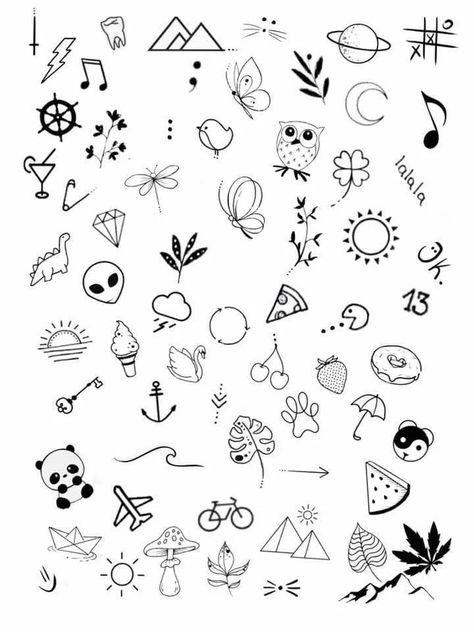 I will hand draw minimal tattoo design in my own style Herz Tattoo Klein, Tato Minimal, Cute Simple Tattoos, Minimal Tattoo Design, Sharpie Tattoos, Simple Tattoo Designs, Flash Tattoo Designs, Doodle Tattoo, Cute Tiny Tattoos