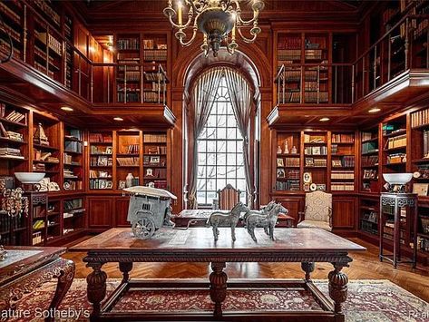 Colonial Mansion, Bluestone Patio, Grosse Pointe, Ceiling Murals, Historic Mansion, Mansions For Sale, Colonial Revival, Home Libraries, Second Story