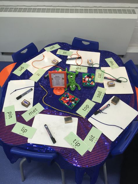 Phonics Table Eyfs, Phonics Eyfs, Phonics Activities Eyfs, Read Write Inc Phonics, Phase 2 Phonics, Phonics Display, Read Write Inc, Kindergarten Phonics Activities, Reception Classroom