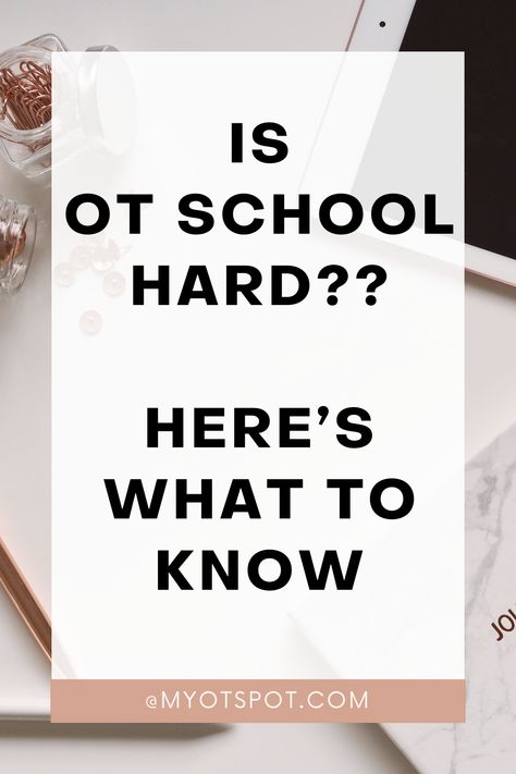 Wondering if occupational therapy school will be a challenge? Here's the honest truth from an OT that you should know when you're applying. Occupational Therapist Aesthetic, Occupational Therapy Aesthetic, Occupational Therapy School, Doctor Of Occupational Therapy, Occupational Therapy Student, Occupational Therapy Schools, Physical Therapy School, Occupational Therapy Assistant, Gross Anatomy