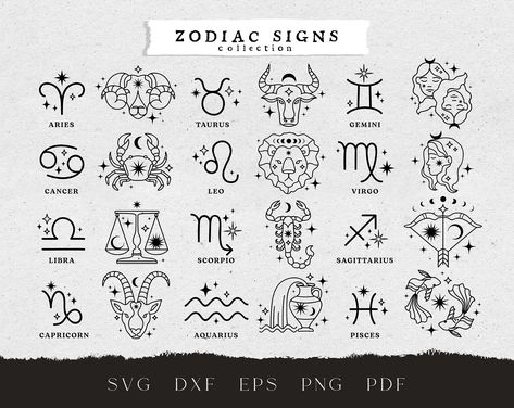 All 12 Zodiac Signs, Zodiac Designs Art, July Zodiac Sign Tattoo, Horoscope Signs Tattoos, Astrology Signs Tattoos, Gemini Art Illustrations, 12 Zodiac Signs Art, Zodiac Doodles, Zodiac Signs Drawings