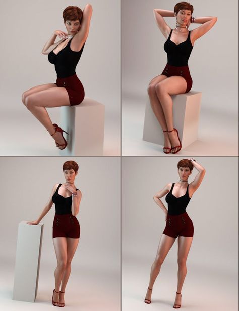 Reference Poses For Artists, Female Reference Poses, Poses For Artists, Pinup Poses, Life Drawing Reference, Drawing Body Poses, Female Reference, People Poses, Female Pose Reference