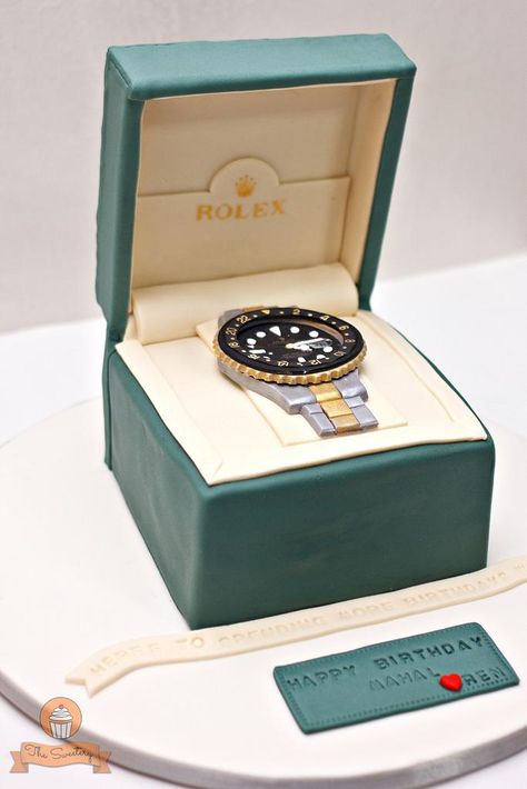 Mini Cooper Cake, Rolex Cake, Watch Cake, Happy Fathers Day Cake, Men Cakes, Cake Design For Men, Birthday Cake For Husband, Bottle Cake, Realistic Cakes