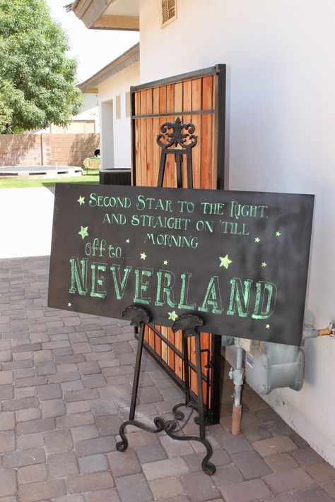 Neverland Decor, Grad Themes, Peter Pan Images, Peter Pan Wedding, Pirate Fairy Party, Peter Pan Neverland, Second Star To The Right, Peter Pan Party, Reading Month