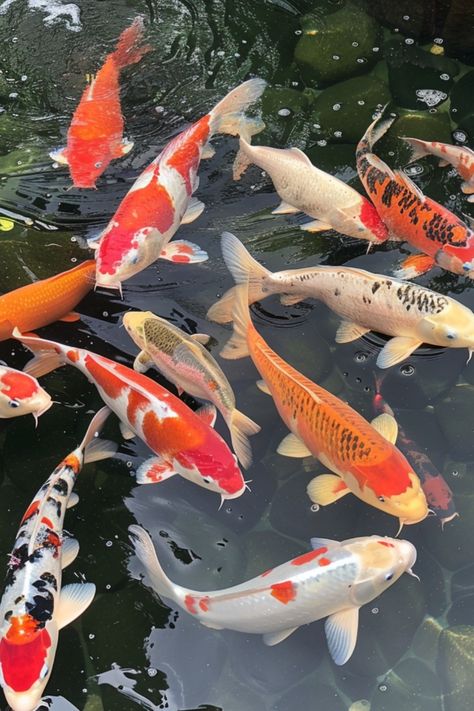 Koi Fish Symbolism (12 Top Symbols) Fish Symbolism, Koi Painting, Koi Art, Chinese Aesthetic, Koi Ponds, Koi Fish Pond, Japanese Koi, Koi Carp, Wealth And Abundance