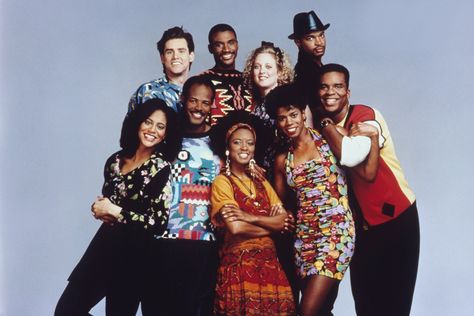 In Living Color Show, Color Characters, Vision Wall, Black Sitcoms, Black Cinema, Black Tv Shows, 90s Tv Shows, In Living Color, David Allen