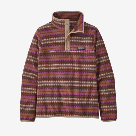 Patagonia Women's Micro D™ Snap-T® Fleece Pullover Granola Lifestyle, Thrift Fits, Patagonia Style, Granola Aesthetic, Pinterest Wardrobe, Patagonia Fleece Pullover, Puff Jacket, Christmas Idea, Patagonia Fleece