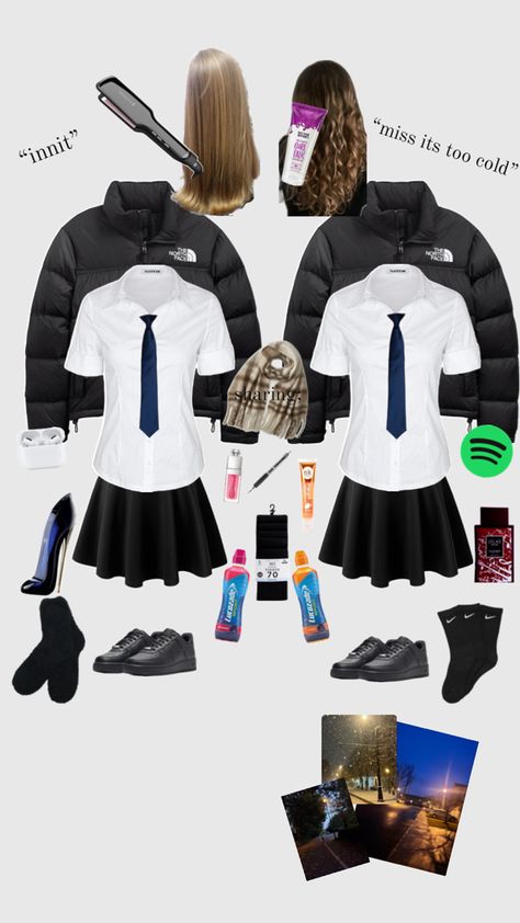 Uk Uniform Aesthetic, Theater Rehearsal Outfit, How To Style School Uniforms Uk, Secondary School Uniform Uk, British School Uniform Aesthetic, Uk School Aesthetic, British Secondary School, Uk Uniform, School Uniform Uk