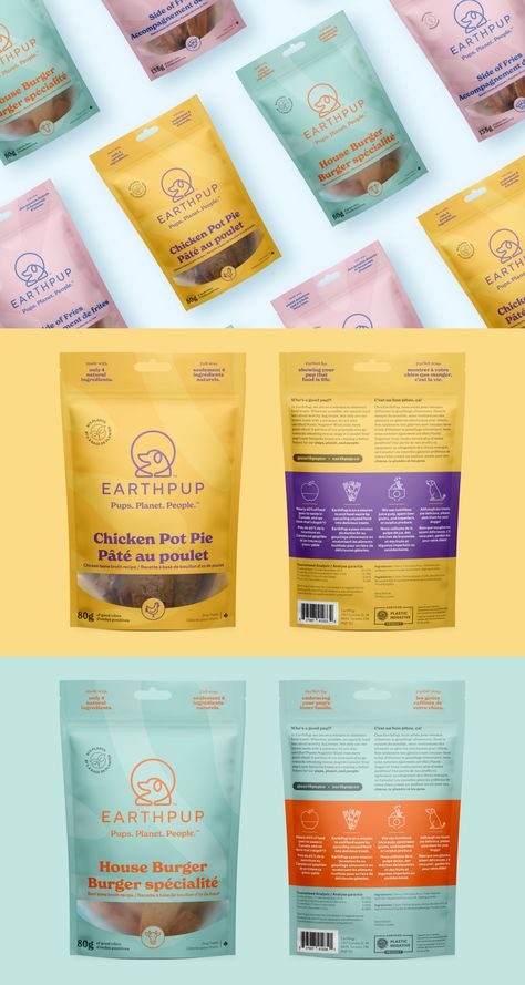 Dog Treat Design, Dog Treats Packaging Design, Pet Treat Packaging Design, Pets Food Packaging, Petfood Package Design, Packaging Design Trends 2023, Packaging Dog Treats, Dog Treat Packaging Design, Pet Treat Packaging