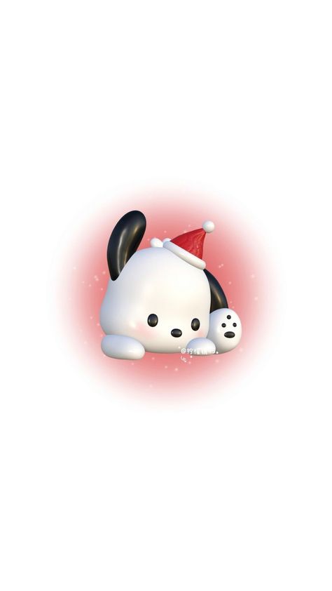 pochacco christmas wallpaper ♡ Pochacco 3d Wallpaper, Pochacco Red Wallpaper, Pochacco Christmas Wallpaper, Christmas Wallpaper Sanrio, 3d Christmas Wallpaper, Christmas Wallpaper 3d, Sanrio Christmas Wallpaper, Christmas 3d Wallpaper, Pochacco Wallpaper Iphone