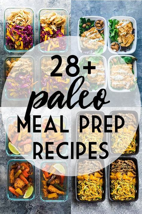 Paleo Meal Prep Recipe Ideas collage photo Paleo Meal Prep Recipes, Cheap Paleo, Cheap Paleo Meals, Paleo Diet For Beginners, Paleo Diet Meal Plan, Paleo Meal Prep, Breakfast Low Carb, Paleo Meal Plan, Meal Prep Plans