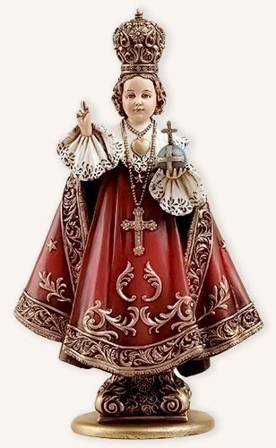 Figurine, Globus Cruciger, Divine Infant Jesus, Infant Of Prague, Infant Jesus, Resin Stone, Bathroom Closet, Blessed Mother Mary, Child Jesus