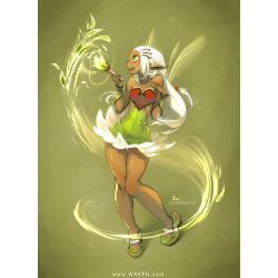 Wakfu Mmorpg, Concept Art Character, Black Anime Characters, Arte Fantasy, Fantasy Inspiration, White Hair, Fantasy Character Design, Character Designs, Character Design Inspiration