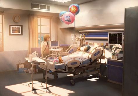 Life Is Strange Ending, Max Caulfield, Indie Game Art, Art Assignments, Adventure Stories, Plan For Life, Chloe Price, Cars Room, Hospital Interior