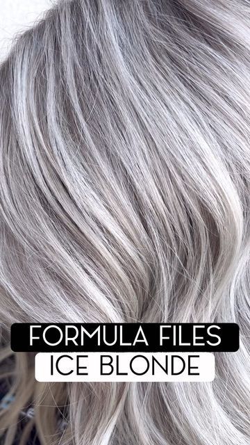 KOURTNEY • CA BLONDE ARTIST on Instagram: "FORMULA FILES 😍 • Save this post for the next time you need a PERFECT ice blonde formula! • FILE #6: ice blonde formula @redken shades eq 1oz 10VV + .5oz 10P + .1oz 10T + .5oz CLEAR • #blassomhair #blassombabe #btconeshot2023_blondes #btconeshot2023_platinum #btconeshot2023_educationalpost #btconeshot2023_colorvideo #btconeshot2023_stylingvideo @oneshothairawards @behindthechair_com @marybehindthechair @kevin.givens" Shades Eq Platinum Toner, Shades Eq Silver Toner Formulas, Shades Eq Grey Toner Formulas, Redken Blonde Formula Shades, Redkin Eq Shades Formulas, Redken Shades Eq Formulas Blondes, Shades Eq Toner Formulas, Silver Hair Color Formula, Ice Blonde Highlights