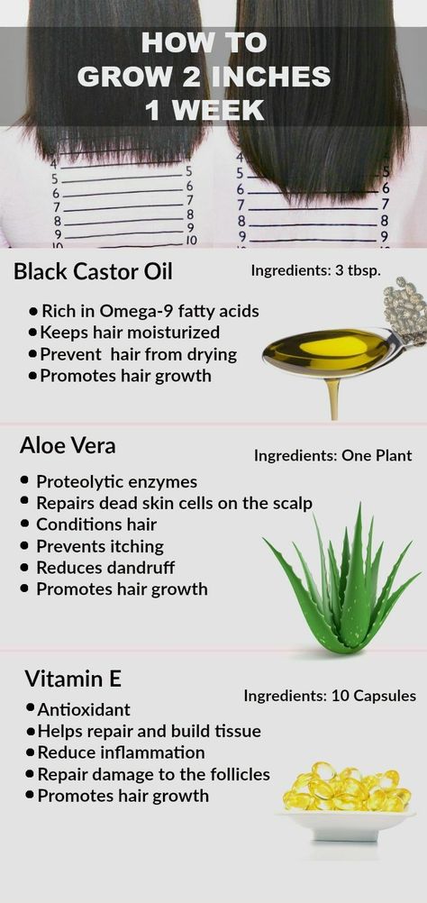 HOW TO GROW 2 INCHES OF HAIR IN ONE WEEK Hair Growth Serum Diy, Hair Growth Women, Aloe Vera For Hair, Vitamins For Hair Growth, Extreme Hair, Homemade Hair Products, Hair Growth Serum, Grow Hair Faster, Hair Growth Faster