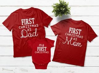 Baby First Christmas Family Outfits Dad Mom Son Daughter Matching Shir – Matchizz Valentines Pjs, Christmas Family Outfits, Christmas Outfit Ideas For Family, Baby Valentines, Matching Family Christmas Pajamas, Baby First Christmas, Daughters Shirt, Family Shirts Matching, Mom Son