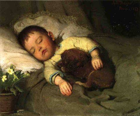 Sleep - Abbott Henderson Thayer Abbott Handerson Thayer, Erma Bombeck, Slaap Lekker, Painting Quotes, Art Et Illustration, Oil Painting Reproductions, Norman Rockwell, Art And Illustration, Painting Reproductions