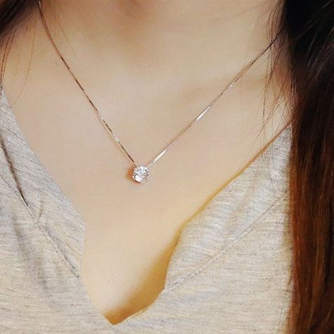 GET $50 NOW | Join RoseGal: Get YOUR $50 NOW!http://m.rosegal.com/necklaces/delicate-rhinestone-women-s-pendant-201143.html?seid=6933853rg201143 قلادات متدلية, Diamond Necklace Simple, Bella Cullen, Tas Bahu, Girly Jewelry, Gold Collection, Simple Necklace, Gold Jewelry Fashion, Silver Pendant Necklace