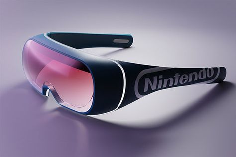 Nintendo Switch AR-VR Glasses Ar Glasses, Vr Goggles, Stereoscopic 3d, Cmf Design, Virtual Boy, Vr Glasses, Mens Gear, Vr Headset, Gaming Console