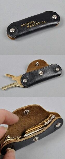 nice Diy En Cuir, Leather Key Holder, Leather Projects, Leather Key, Leather Diy, Key Holder, Leather Accessories, Leather Working, Leather Craft