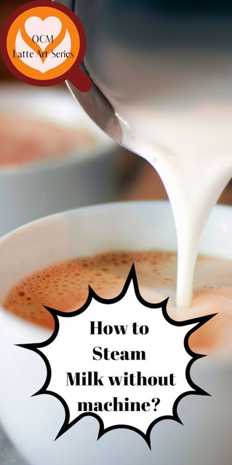 How To Make Steamed Milk, How To Steam Milk Without A Steamer, Milk Steamer Recipes, Steamed Milk Recipe, How To Steam Milk, Steamed Milk At Home, Coffee Questions, Steam Milk, Kitchen Whisk