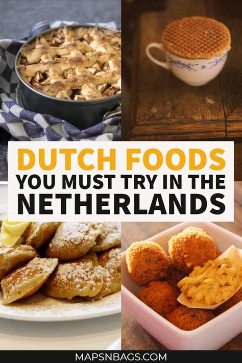 Check out these Dutch foods when in the Netherlands. Tips of what and where to eat written by a local. Check it out! #DutchFood #Netherlands #Traditional #Holland #Dinners #Desserts #Amsterdam #Snacks #Authentic #typical #photography #list #mashedpotatoes #cakes #butter Holland Travel, Amsterdam Vacation, Netherlands Food, Amsterdam Food, Dutch Food, Foods To Try, Stroopwafel, Amsterdam Holland, Visit Amsterdam