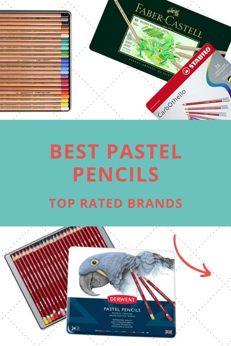 Finding that unique set of pastel pencils which meets all your needs is a hard job. I'm trying to help you and in this review I already make a list with top brands of the best pastel pencils!  #WoWPencils, #best_pastel_pencils Fabre Castell Pencil, Pencils For Drawing, Chalk Pencil, Best Pencil, Make A List, Pastel Artwork, Tangle Art, Wooden Pencils, Pastel Pencils