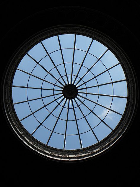 Kedleston Hall - skylight in the centre of the saloon ceiling Hall Skylight, Circular Skylight, Reciprocal Roof, Turkish Interior Design, Turkish Interior, Kedleston Hall, Glass Canopy, Dome Building, Prefab Buildings