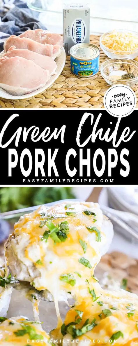 Chopped Green Chili Recipes, Keto Baked Pork Chops Oven, Pork Chop Mexican Recipes, Keto Pork Chops Recipes, Baked Pork Chops Oven Boneless, Keto Pork Chop Recipes, Low Carb Pork Chop Recipe, Keto Pork Recipes, Green Chile Pork