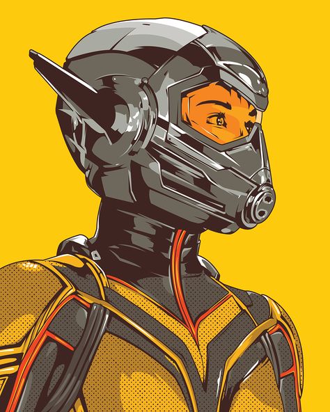 Ant Man and the Wasp on Behance Univers Marvel, The Wasp, Marvel Drawings, Kuantan, Paul Rudd, Marvel Vs Dc, Batman Robin, Marvel Women, Marvel Wallpaper