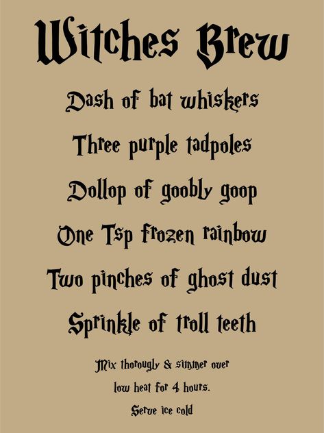 Free Printable Halloween Pretend Witches Spells Halloween Spells And Potions, Fake Spells For Halloween, Halloween Witch Spells, Spells From Hocus Pocus, Printable Spell Book Pages Free, Hocus Pocus Spells Printable Free, Free Spell Book Printables, Spell Pages Printable, Halloween Book Of Spells Diy