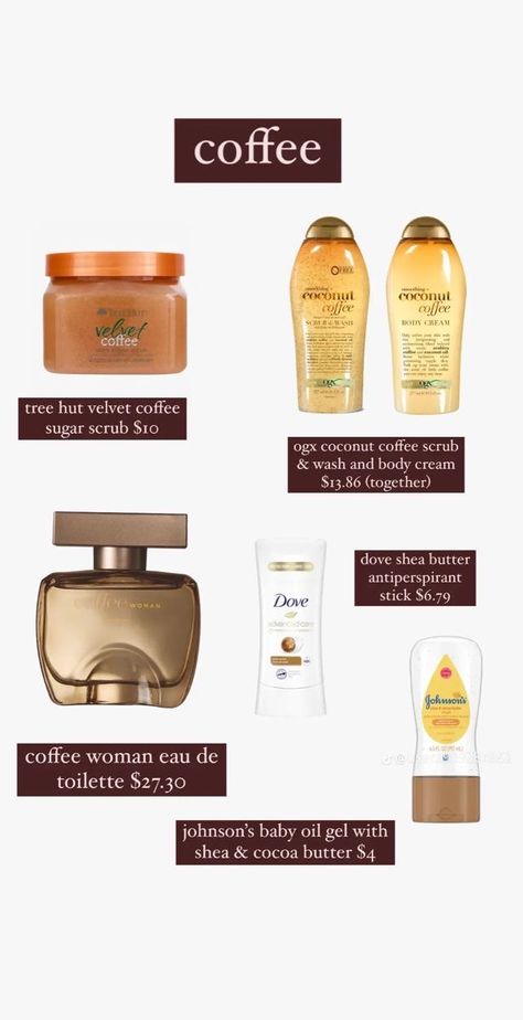 Smell Like Coffee, Baby Oil Gel, Coffee Smell, Fragrances Perfume Woman, Body Hygiene, Basic Skin Care Routine, Shower Skin Care, Body Smells, Perfume Scents