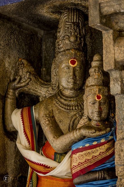 Thirumeeyachur Lalithambikai Temple_Early Chola period | Flickr Ancient Indian Art, Indian Mythology, Shiv Shankar, Temple Photography, Ancient Indian Architecture, Spiritual Paintings, Goddess Sculpture, Shakti Goddess, Hindu Statues