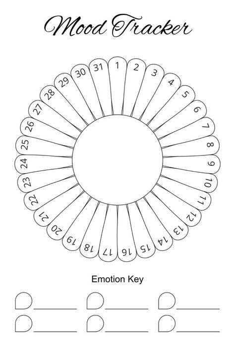 Pin on Bujo Habit Tracker Printable Monthly, Bullet Journal Topics, Journal Printables Templates, Printable Mood Tracker, Flower Petal Template, Tracker Free, Habit Tracker Bullet Journal, Bullet Journal Ideas Templates, Habit Tracker Printable
