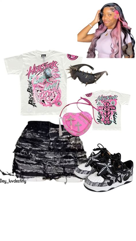 Gradbash Outfit Ideas, Black And Pink Outfit, Cute Highschool Outfits, Girly Style Outfits, Farmhouse Fresh, Teen Swag Outfits, Bratz Inspired Outfits, Cute Birthday Outfits, Fasion Outfits