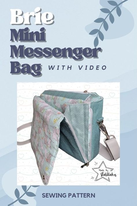 Couture, Mini Messenger Bag Pattern Free, Messenger Bag Pattern Free, Messenger Bag Sewing Pattern, Messenger Bag Sewing, Mini Bag Pattern, Messenger Bag Pattern, Messenger Bag Patterns, Diy Messenger Bag