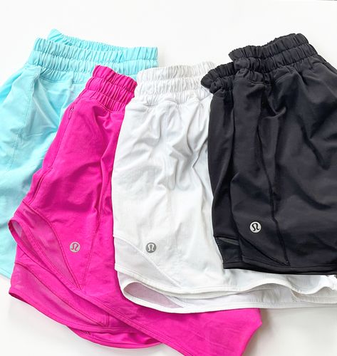 Icing blue, sonic pink, white, and black hotty hots!✨ Lulu Lemon Shorts, Lulu Outfits, Lulu Shorts, Lululemon Outfits, Cute Preppy Outfits, Lululemon Shorts, Lulu Lemon, Dream Clothes, Preppy Outfits