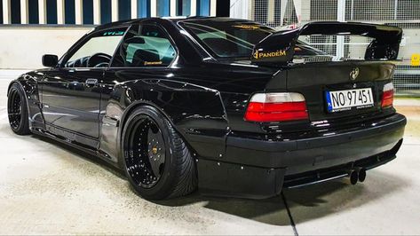 Bmw E36 Modified, Bmw E 36, Bmw E36 Tuning, Bmw E36 Black, Bmw Garage, Cars With Wings, Bmw E30 325 Modified, Bmw E30 Wide Body Kit, Bmw E46 Race Car