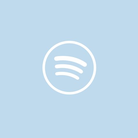 spotify spotifyappicon appicon lightblue babyblue blue icon Blue App Icons Spotify, Blue Aesthetic Spotify, Light Blue Spotify Icon, Blue Spotify Icon, Grey Colour Wallpaper, Blue Spotify, Blue Apps, Spotify App Icon, Spotify Logo