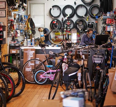 Local Bike Shops Are Community Lifelines. It Took a Global Pandemic to Remind Us Bike Repair Shop, Twin Towers Falling, Bike Workshop, Bike Shops, Bicycle Shop, Wright Brothers, Used Bikes, Bike Shed, Bike Repair