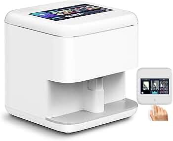 Amazon.com: Nail Art Printer,3D Nail Painting Machine Automatic AI Intelligent Multi-Function Portable Nail Art Equipment : Beauty & Personal Care Nail Art Printer, Nail Painting, Art Equipment, 3d Nail, Bling Nails, 3d Nails, Beauty And Personal Care, Printer, Personal Care