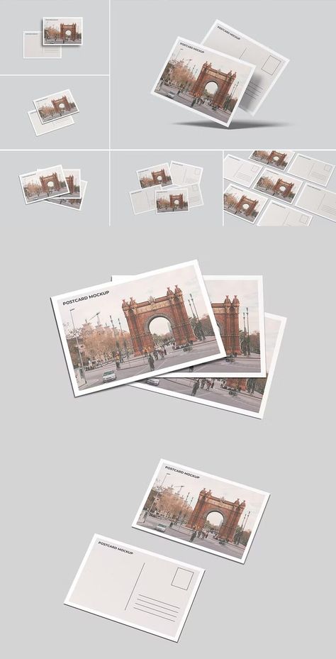 A6 Postcard Mockup Design, Mock Up, Collage, Postcard Mockup, Punch Cards, Packaging Design, Mockup, Playing Cards, Polaroid Film