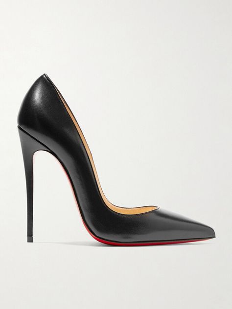 Christian Louboutin - So Kate 120 Leather Pumps - Black Loubuitton Shoes, Loubiton Heels, Louboutin Bags, Christian Louboutin Kate, Louboutin So Kate, Red Bottom Shoes, Christian Louboutin So Kate, So Kate, Red Bottoms